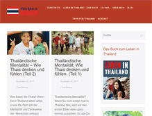 Tablet Screenshot of lebeninthailand.com